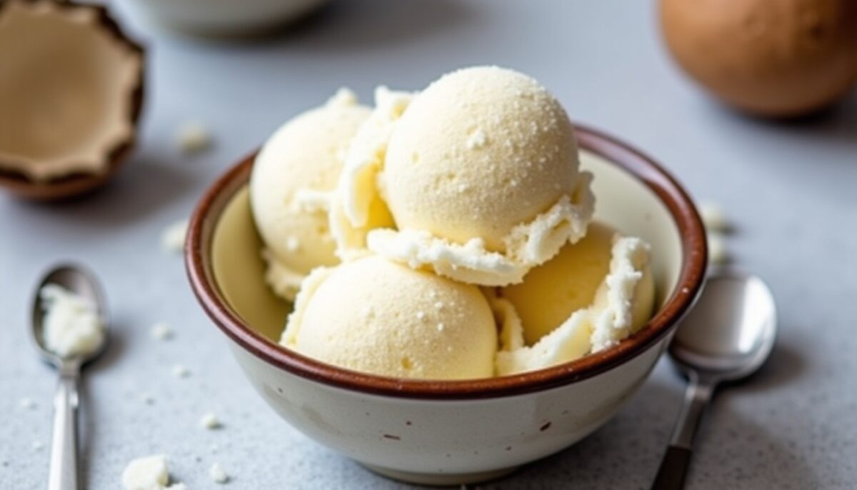 Délicieuse glace à la noix de coco maison : recette simple et extra crémeuse Délicieuse glace à la noix de coco maison : recette simple et extra crémeuse
