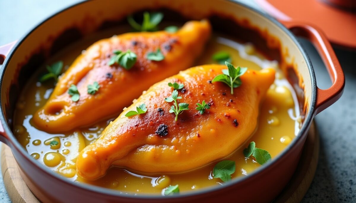 Préparez un Canard à l'Orange en Cocotte : Une Recette Simple, Rapide et Savoureuse