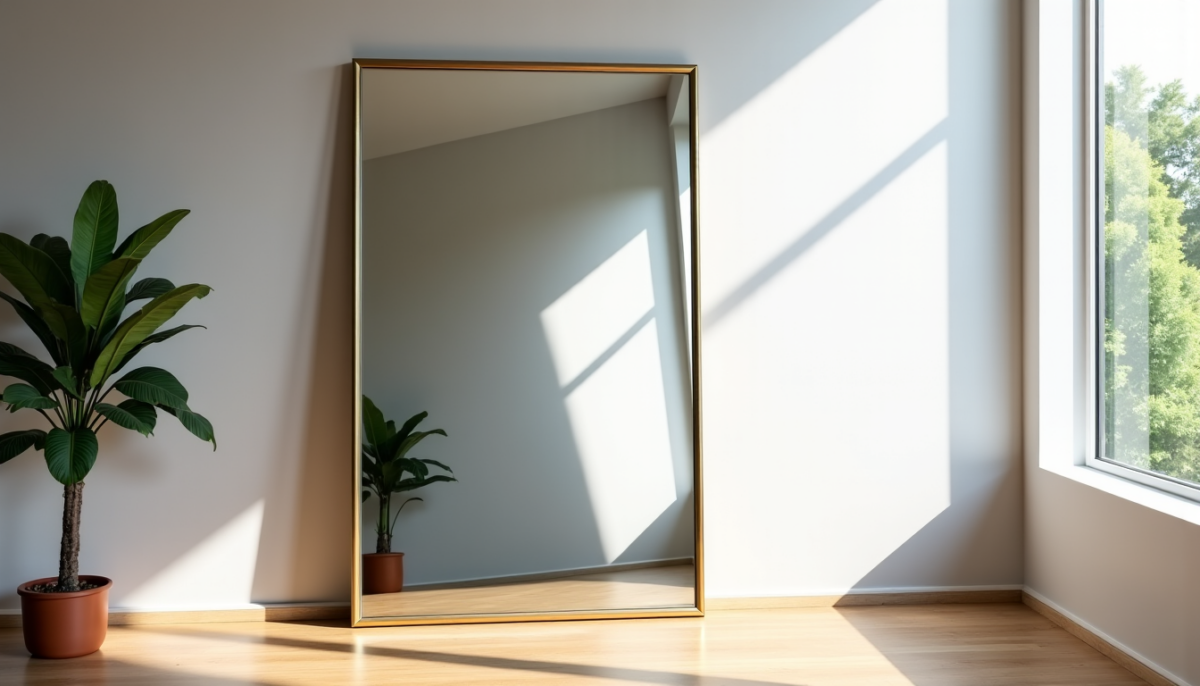 Agrandissement visuel et réflexion lumineuse : l'impact réel d'un miroir grand format Agrandissement visuel et réflexion lumineuse : l'impact réel d'un miroir grand format